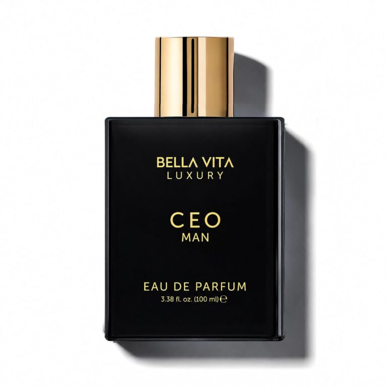 Bellavita Luxury CEO MAN Eau de Parfum | 100 ml (3.4 fl.oz.) | Perfume for Men | Mandarin, Lemon, Lavender, and Vetiver Notes | Long Lasting Men's Fragrance | Gift for Father's Day