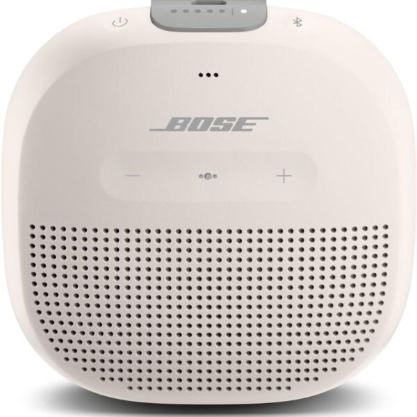 Bose SoundLink Micro Bluetooth Speaker: Small Portable Waterproof Speaker with Microphone, White Smoke