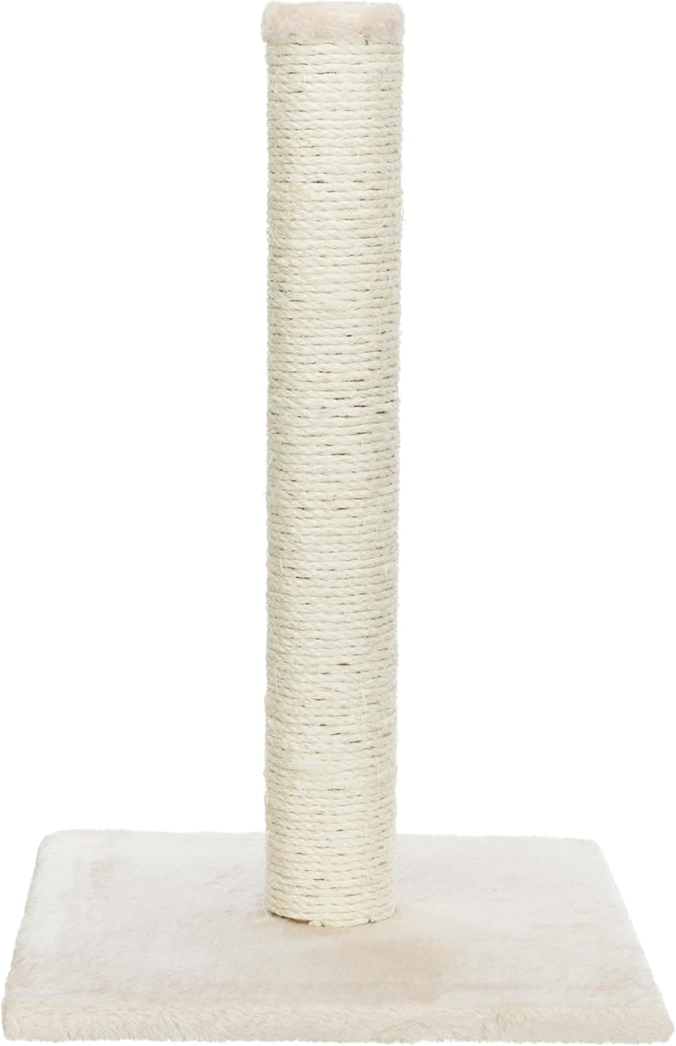 Trixie Parla Cat Scratching Post 24.4 Inch - Cat Scratcher with Soft Fabric Covering Base and Durable Natural Jute Rope - Beige Trixie Parla Cat Scratching Post 24.4 Inch - Cat Scratcher with Soft Fabric Covering Base and Durable Natural Jute Rope - Beige