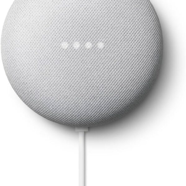 Google Nest Mini 2nd Gen - Bluetooth Speaker with English and Muliti Language Compatibility for Use Anywhere (Light Gray)