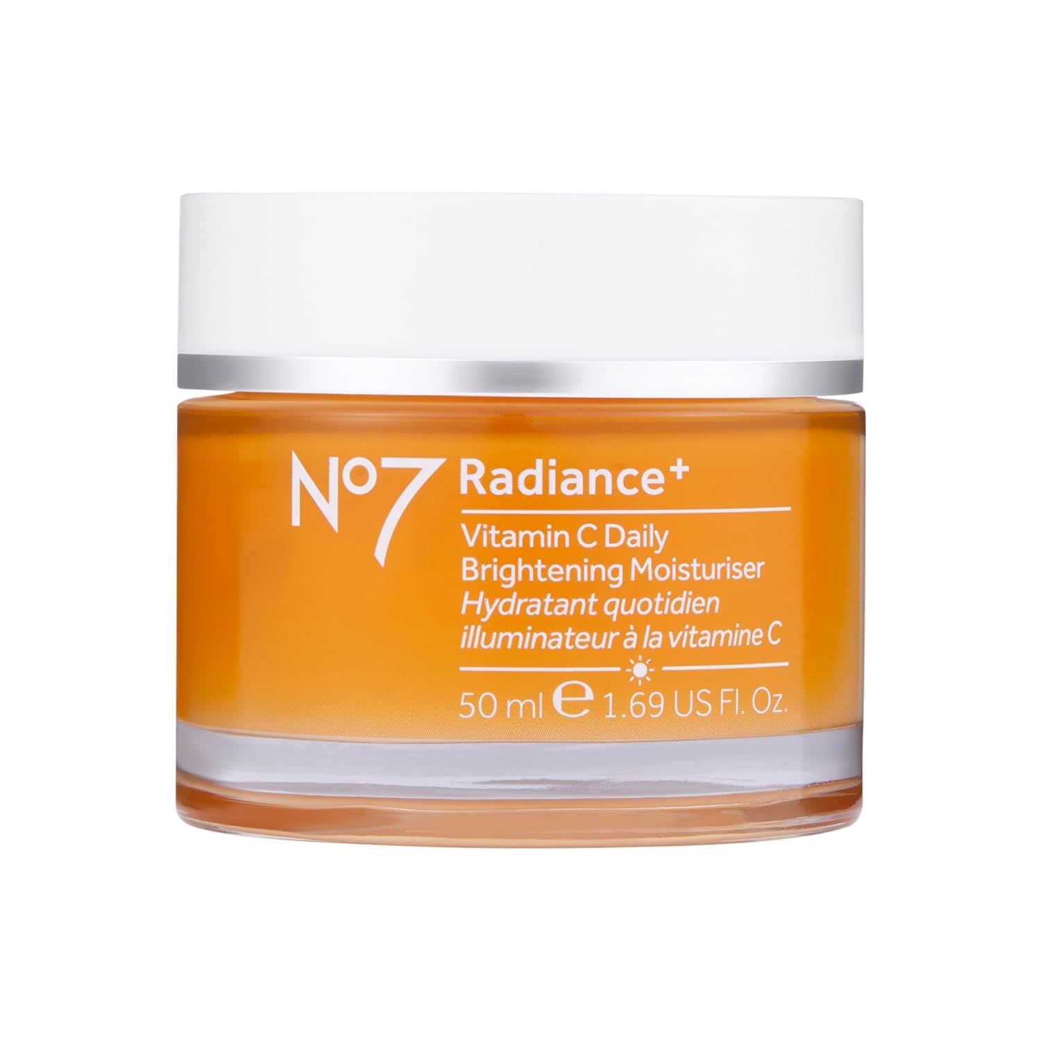 The Boots No.7 Radiance+ Vitamin C Daily Moisturiser, 1.6 Fl Oz (Pack of 1) The Boots No.7 Radiance+ Vitamin C Daily Moisturiser, 1.6 Fl Oz (Pack of 1)