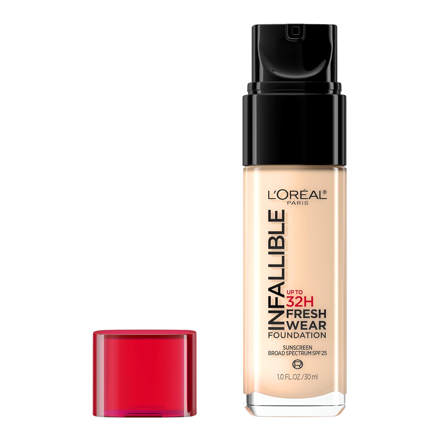 L'Oreal Paris Makeup Infallible Up to 32 Hour Fresh Wear Lightweight Foundation, 412 Warm Ivory, 1 Fl Oz, Packaging May Vary L'Oreal Paris Makeup Infallible Up to 32 Hour Fresh Wear Lightweight Foundation, 412 Warm Ivory, 1 Fl Oz, Packaging May Vary