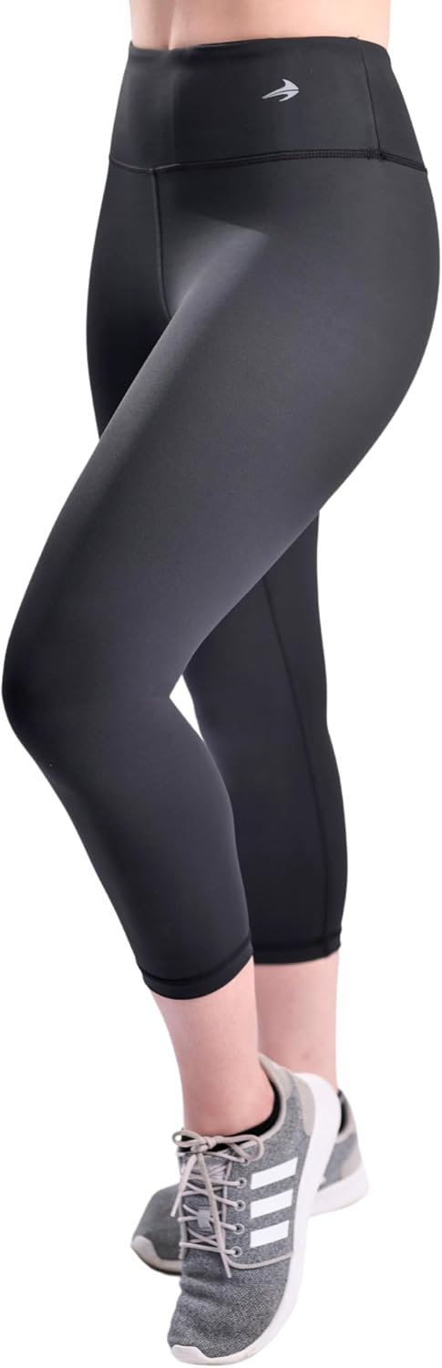 CompressionZ High Waisted Capri Compression Leggings for Women Tummy Control - Workout, Gym, Pilates, Travel, Yoga Pants CompressionZ High Waisted Capri Compression Leggings for Women Tummy Control - Workout, Gym, Pilates, Travel, Yoga Pants