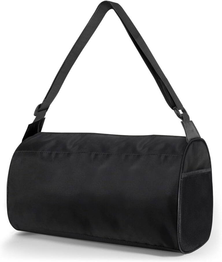 C&F BOGMOST Small Gym Bag for Women & Men,Small Lightweight Duffel Bag Carry On Bags Mini Duffel Travel Bag Waterproof Sports Bags for Workout/Sport/Travel, Black