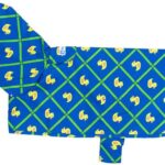 RC Pet Products Packable Dog Rain Poncho, Rubber Ducky, Medium