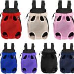 Pet Carrier Backpack - Adjustable Pet Front Cat Dog Carrier Backpack Travel Bag,Legs Out,Easy-Fit for Traveling Hiking Camping for Small Medium Dogs Cats Puppies. (Black, Small)
