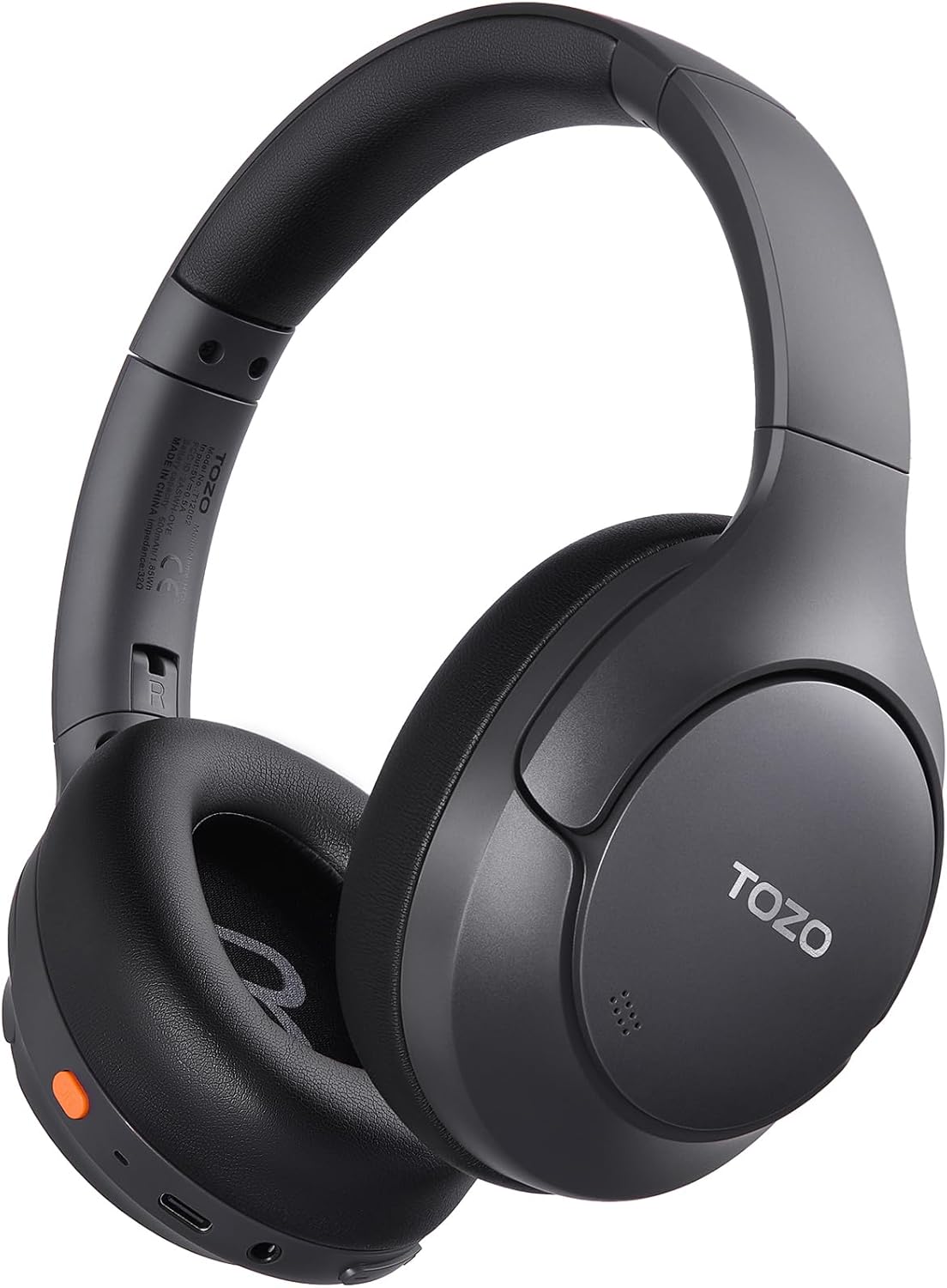 TOZO HT3 Hybrid Noise Cancelling Headphones, 90H Battery Life Wireless Over Ear Bluetooth 6.0 Foldable Headset, AI Voice Assistant with 5 Mics, Connect 2 Devices and Hi-Res Sound, 32 EQ Audio Presets TOZO HT3 Hybrid Noise Cancelling Headphones, 90H Battery Life Wireless Over Ear Bluetooth 6.0 Foldable Headset, AI Voice Assistant with 5 Mics, Connect 2 Devices and Hi-Res Sound, 32 EQ Audio Presets