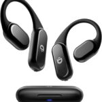 DEMICEA True Wireless Bone Conduction Earphones, OWS Open Ear Headphones with Earhooks, Bluetooth 5.3, Up to 60H Playtime with Case, IP68, AAC/SBC, for Cycling Yoga Workouts