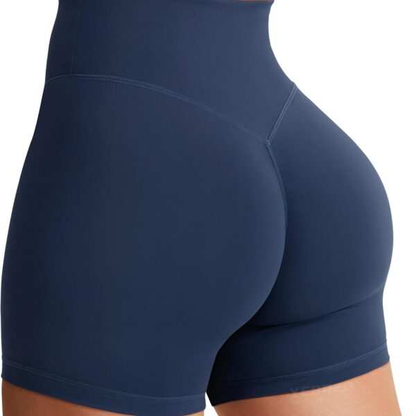 YEOREO SoftHue Women's Biker Shorts 3.6" /4.5" / 6" Workout Gym Shorts High Waist Tummy Control Hidden Scrunch Running Yoga