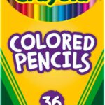 Crayola Colored Pencils (36ct), Kids Pencil Set, Pre-Sharpened Coloring Book Pencils for Kids & Adults, Arts & Crafts Supplies, Coloring Gift, Ages 3+