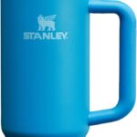 STANLEY Quencher H2.0 Tumbler with Handle and Straw 30 oz | Flowstate 3-Position Lid | Cup Holder Compatible for Travel | Insulated Stainless Steel Cup | BPA-Free | Azure