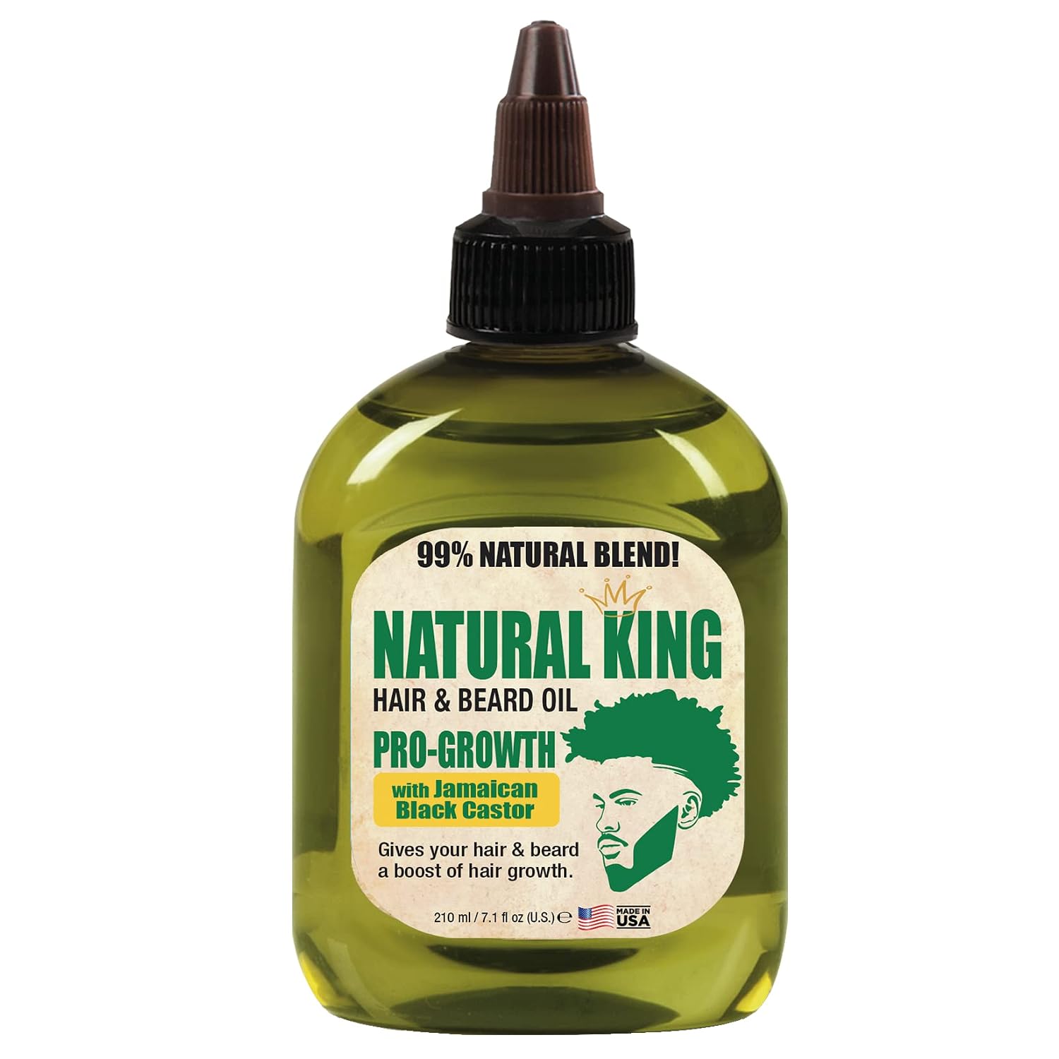 SFC Natural King Pro-Growth Hair & Beard Oil with Jamaican Black Castor Oil 7.1 oz. SFC Natural King Pro-Growth Hair & Beard Oil with Jamaican Black Castor Oil 7.1 oz.