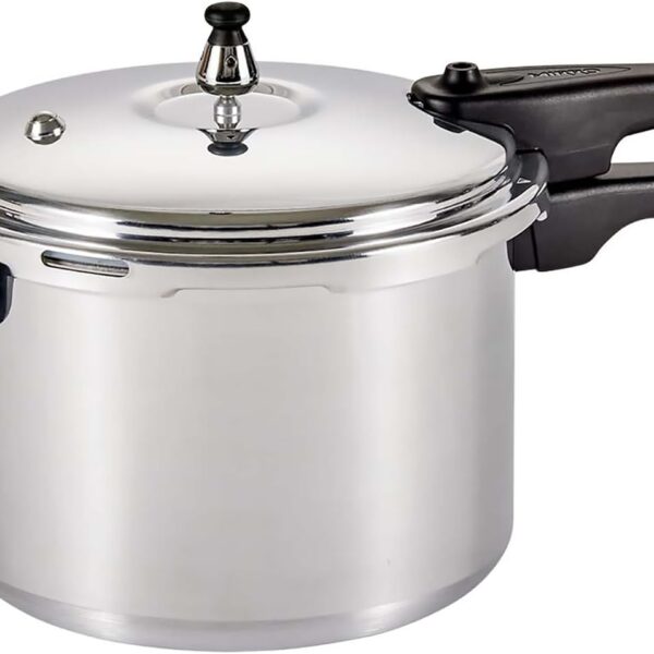 Mirro Polished Aluminum 10-PSI Pressure Cooker Cookware, 8-Quart, Silver, (7114000231)