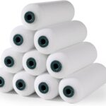 Foam Paint Roller Covers, Small Paint Roller 4 Inch, 10 Pack | Mini Rollers for Painting, Foam Paint Roller Refills for Smooth Finishes on Walls, Cabinets and Doors, Fit 4" Roller Frame