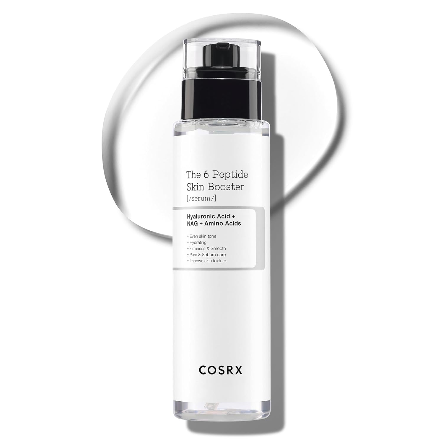 COSRX 6X Peptide Collagen Skin Booster Toner Serum for Dull & Uneven Skin, Preps Skin with Copper Peptides, GHK-Cu, Skin Renewal Boosting Facial Essence, Korean Skin Care, 5.07 oz COSRX 6X Peptide Collagen Skin Booster Toner Serum for Dull & Uneven Skin, Preps Skin with Copper Peptides, GHK-Cu, Skin Renewal Boosting Facial Essence, Korean Skin Care, 5.07 oz
