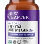New Chapter Prenatal Vitamins, One Daily Prenatal Multivitamin Enhanced for Age 35+ with Methylfolate + Choline for Healthy Mom & Baby, Gluten Free & Non-GMO- 30 ct