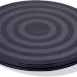 8 Inch Lazy Susan Turntable Organizer, Eichzer Premium Heavy Duty Rotating Swivel Stand with Steel Ball Bearings for Model/Rotating Plants/Crafts Stand/TV/Monitor/Laptop (360 Rotation)