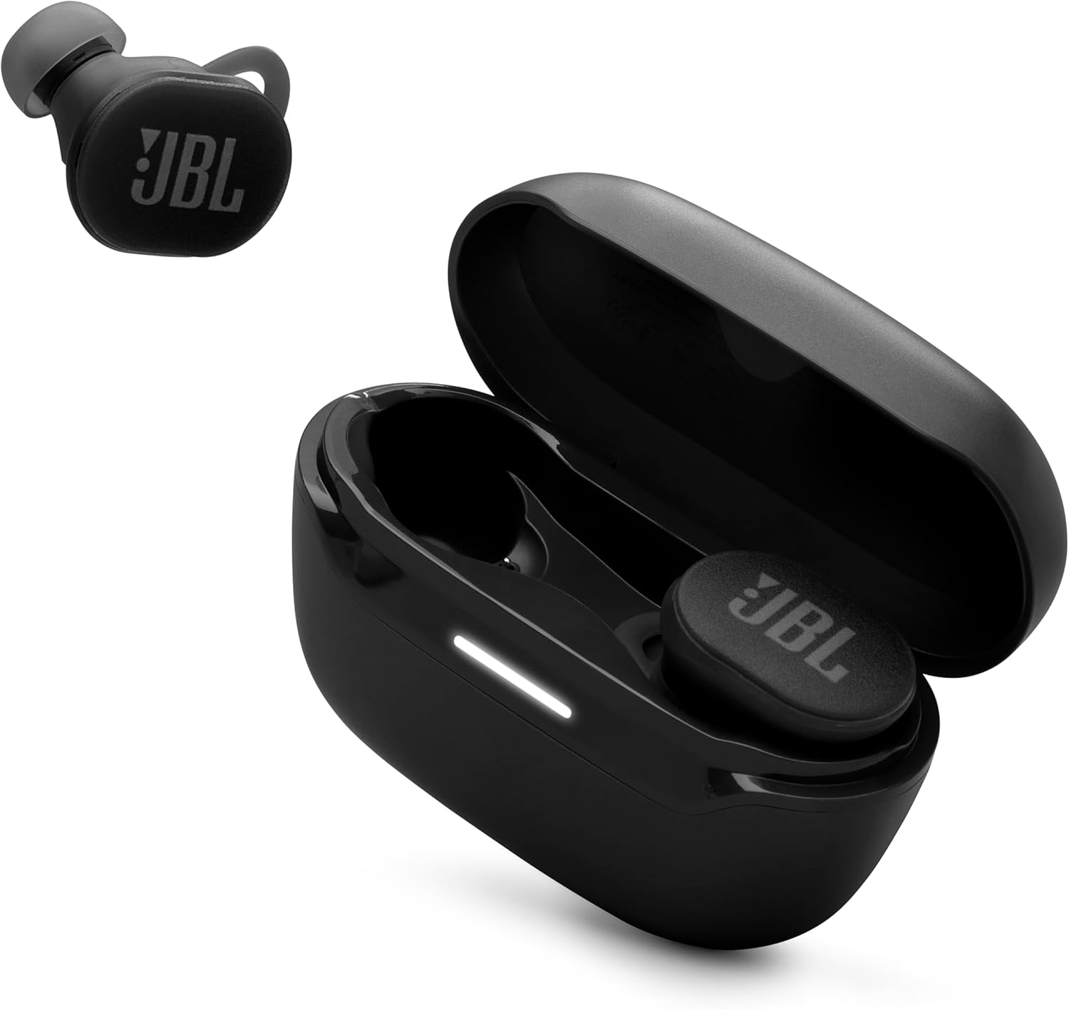 JBL Endurance Race 2 - Waterproof (IP68) Sports True Wireless Earbuds with 4 mics for Crisp, Clear Calls, JBL Pure Bass Sound, 48Hrs of Playback, Plus Speed Charging & Active Noise Cancelling (Black) JBL Endurance Race 2 - Waterproof (IP68) Sports True Wireless Earbuds with 4 mics for Crisp, Clear Calls, JBL Pure Bass Sound, 48Hrs of Playback, Plus Speed Charging & Active Noise Cancelling (Black)