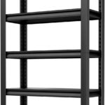 OLLRRACT Storage Shelves Garage Shelving Heavy Duty - 78''H Garage Shelves Adjustable 5 Tier Metal Shelving Unit Storage Rack Shelving Industrial Utility Shelf 16" D x36 W x78 H2 Pieces