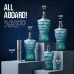 Jean Paul Gaultier Le Male Eau de Toilette – Long Lasting Amber Aromatic Cologne for Men with Fresh Mint, Lavender & Sensual Vanilla – Luxury Men’s Cologne Spray.