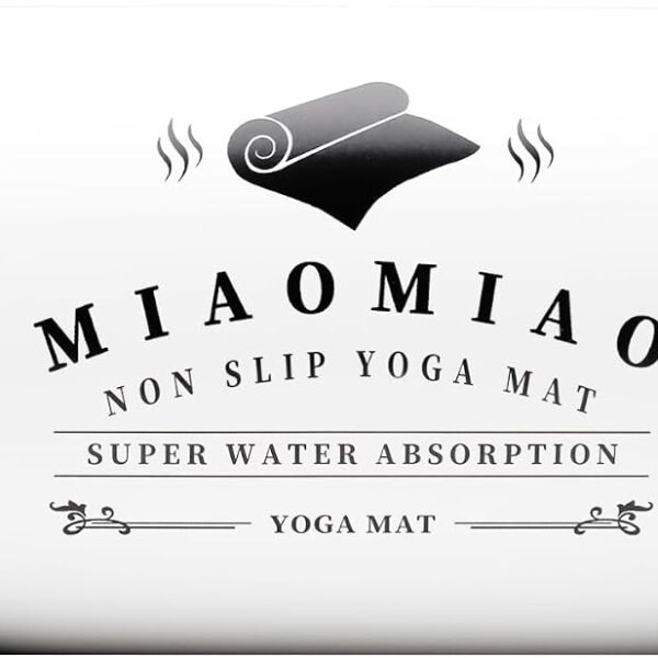 MIAOMIAO Non-Slip Hot Yoga Towel Set,Super Absorbent Microfiber in, 24.5" x 72" - Anti-Slip, Injury Free Design for Pilates, Yoga Mats, Exercise, and Fitness Gear