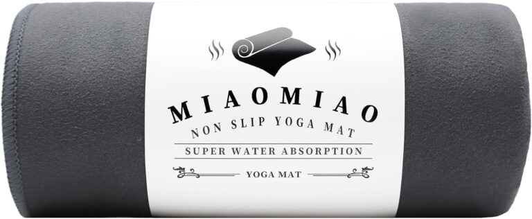 MIAOMIAO Non-Slip Hot Yoga Towel Set,Super Absorbent Microfiber in, 24.5" x 72" - Anti-Slip, Injury Free Design for Pilates, Yoga Mats, Exercise, and Fitness Gear