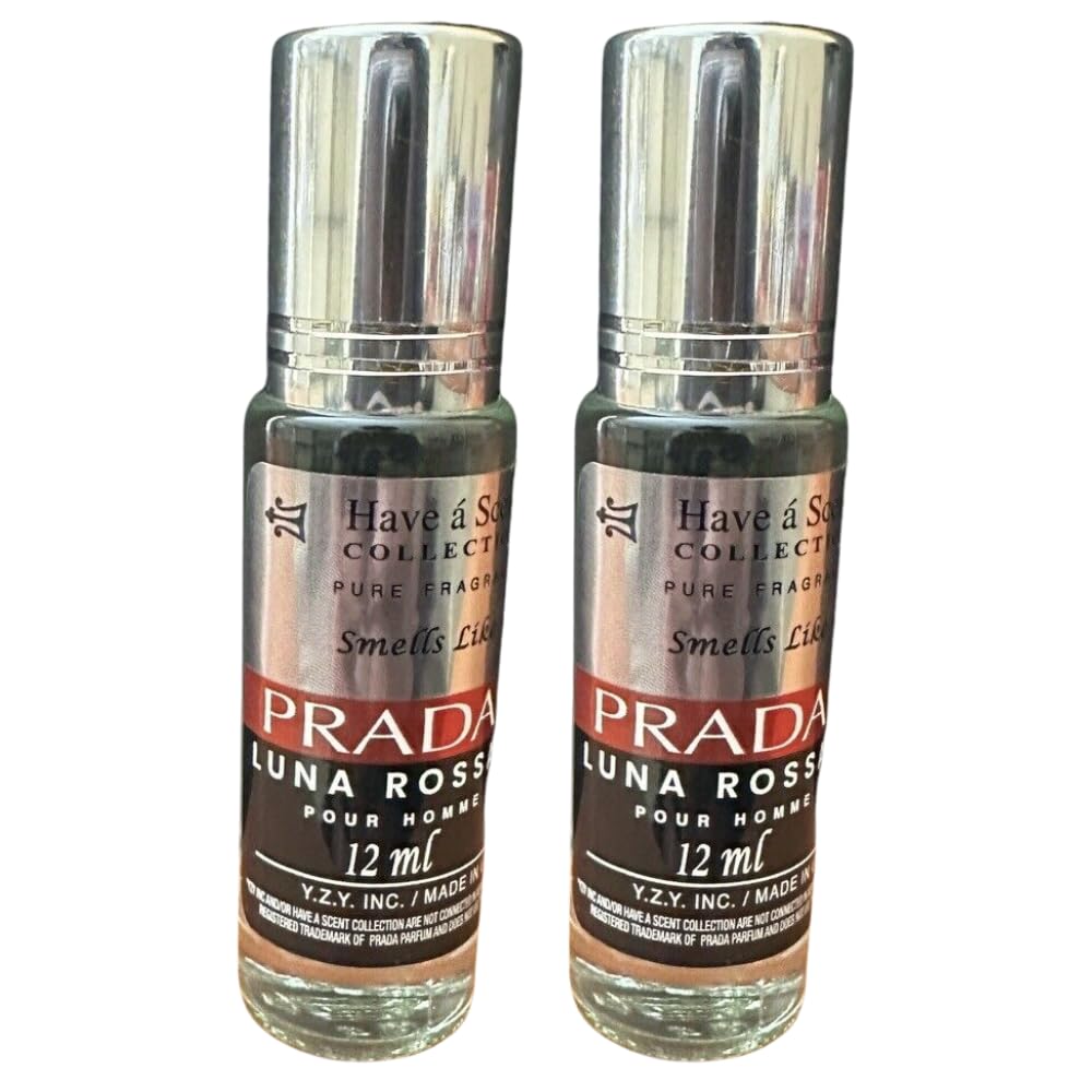 Smell like Luna Rossa Pour Homme Roll On Oil 12ml (Pack of 2) Smell like Luna Rossa Pour Homme Roll On Oil 12ml (Pack of 2)