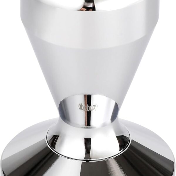 51mm Espresso Tamper, Coffee Tamper with Flat Base, Solid Aluminum Alloy Coffee Press Tool, Chrome-Plated Hand Espresso Tamper for 51mm Portafilter Espresso Machines