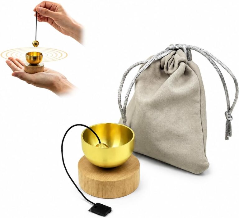 Mini Singing Bowl Set for Meditation, Clear Sound Chime for Yoga Relaxation, Unique Gift for Mindfulness Home Decor