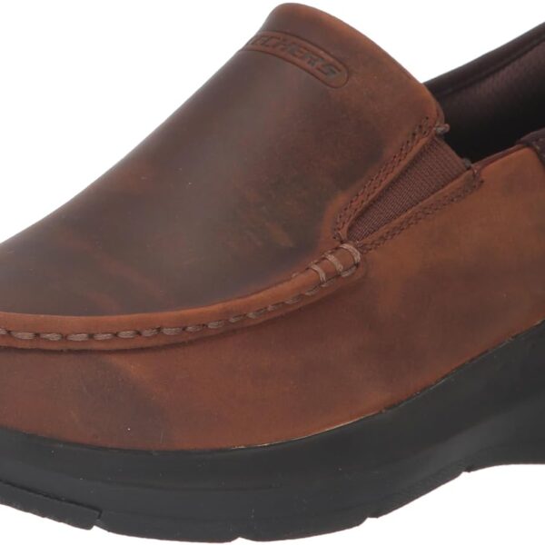 Skechers Men's Moc Toe Leather Slip-ins Parson - Oswin Loafer