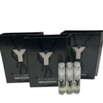 Yves Saint Laurent YSL Y LE PARFUM Men Sample Perfume Spray Trial Size Partially Filled Vials 1.2 ml / 0.04 fl oz (set of 3)