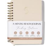 FINDING BALANCE Mental Health Journal  6-Month Daily Journal with Prompts for Mindfulness, Self-Care & Healing  Anxiety & Depression Relief  Beige Spiral