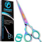 Tycon Hair Cutting Scissors Professional 6.5"  Japanese Stainless Steel, 2.7" Razor Edge Blade Barber Scissors  Ergonomic design - Precision Hair Scissors for Smooth Cutting - Salon & Personal Use