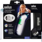 Braun ThermoScan 6 Ear Thermometer with Color-Coded Digital Display, ExacTemp Stability Indicator, Baby and Infant Friendly, No. 1 Brand Recommended by Pediatricians, IRT6515