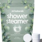 Eucalyptus Aromatherapy Shower Steamers  Supports Sinus Relief, Relaxation, Sleep, and Post-Workout Recovery  14 Individually Wrapped Essential Oil Tablets by M3