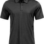 GYMELITE Men's Golf Polo Shirt Short and Long Sleeve Quick Dry Moisture Wicking Performance T Shirt for Casual Work Athletic