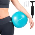 Trideer 9-Inch Pilates Ball, Small Exercise Ball Pilates Equipments for Yoga, Physical Therapy, Pregnancy, Postpartum, Core Training, Balance, Stability and Stretching