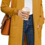 GRACE KARIN Women's 2026 Trendy Long Cardigans Sweater Lightweight Open Front Long Sleeve Maxi Duster Coats with Pockets