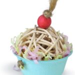 Prevue Pet Products Sugarcane Cupcake Small Animal Chew Toy