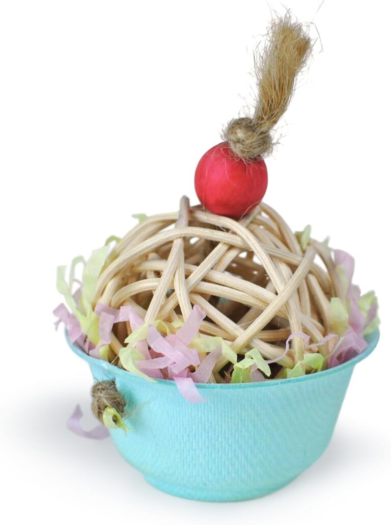 Prevue Pet Products Sugarcane Cupcake Small Animal Chew Toy