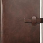Artmag Photo Album 4x6 200 Photos, Thick Leather Cover Picture Album with 30 PCS Kraft Writing Paper Holds 200 Horizontal Photos for Family Wedding Anniversary (Brown)