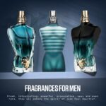 Jean Paul Gaultier Le Male Eau de Toilette – Long Lasting Amber Aromatic Cologne for Men with Fresh Mint, Lavender & Sensual Vanilla – Luxury Men’s Cologne Spray.
