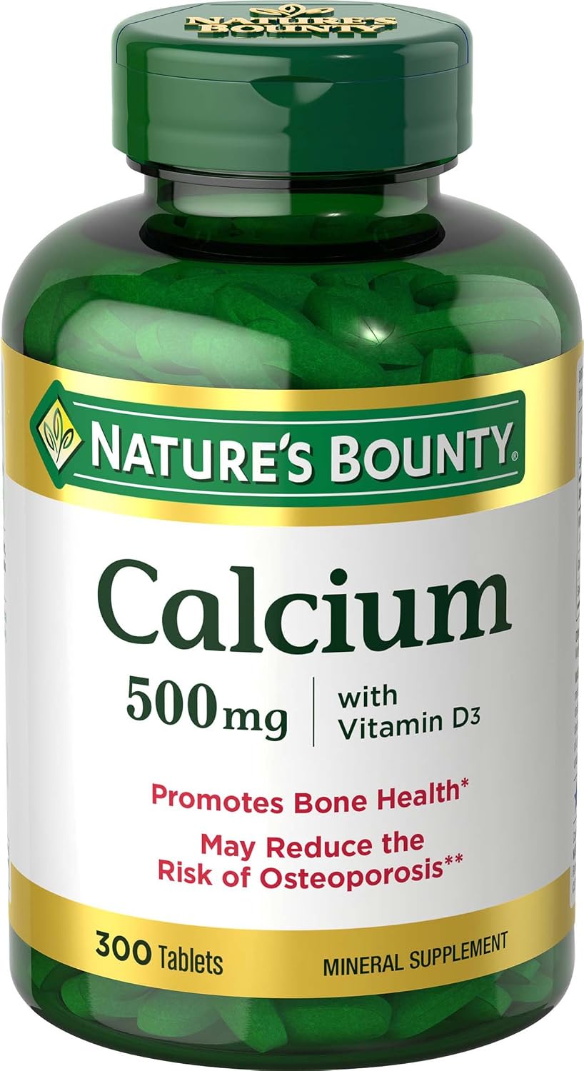 Natures Bounty Calcium Plus 400 IU Vitamin D3, Immune Support & Bone Health, 300 Tablets Natures Bounty Calcium Plus 400 IU Vitamin D3, Immune Support & Bone Health, 300 Tablets