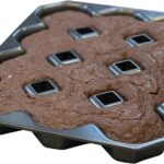 Bakelicious Crispy Corner Nonstick Brownie Pan, Makes 12 All Edges Brownies | Brownie Pan With Dividers | Easy Release Non-Stick | Makes 12 All Corners Brownies | Brownie Baking Supplies & Gadgets