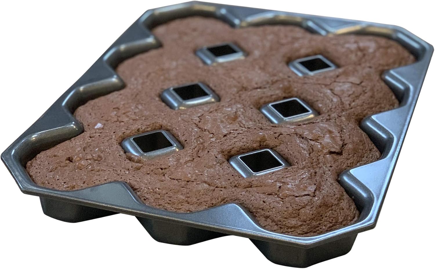 Bakelicious Crispy Corner Nonstick Brownie Pan, Makes 12 All Edges Brownies | Brownie Pan With Dividers | Easy Release Non-Stick | Makes 12 All Corners Brownies | Brownie Baking Supplies & Gadgets Bakelicious Crispy Corner Nonstick Brownie Pan, Makes 12 All Edges Brownies | Brownie Pan With Dividers | Easy Release Non-Stick | Makes 12 All Corners Brownies | Brownie Baking Supplies & Gadgets