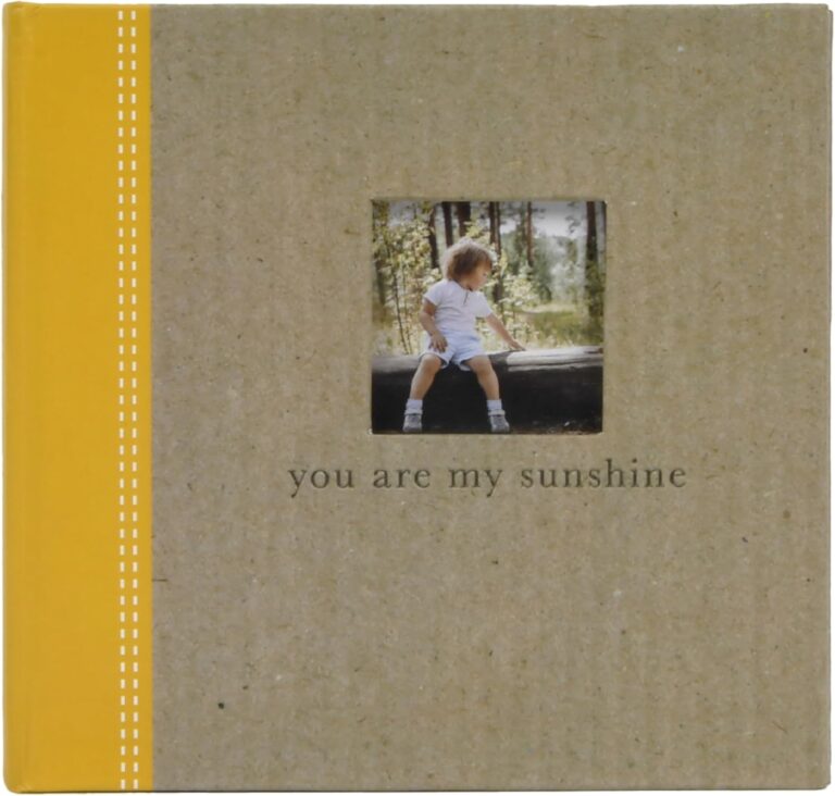 "You Are My Sunshine" Yellow Heart Photo Album, Holds 80-4"x6" Photos