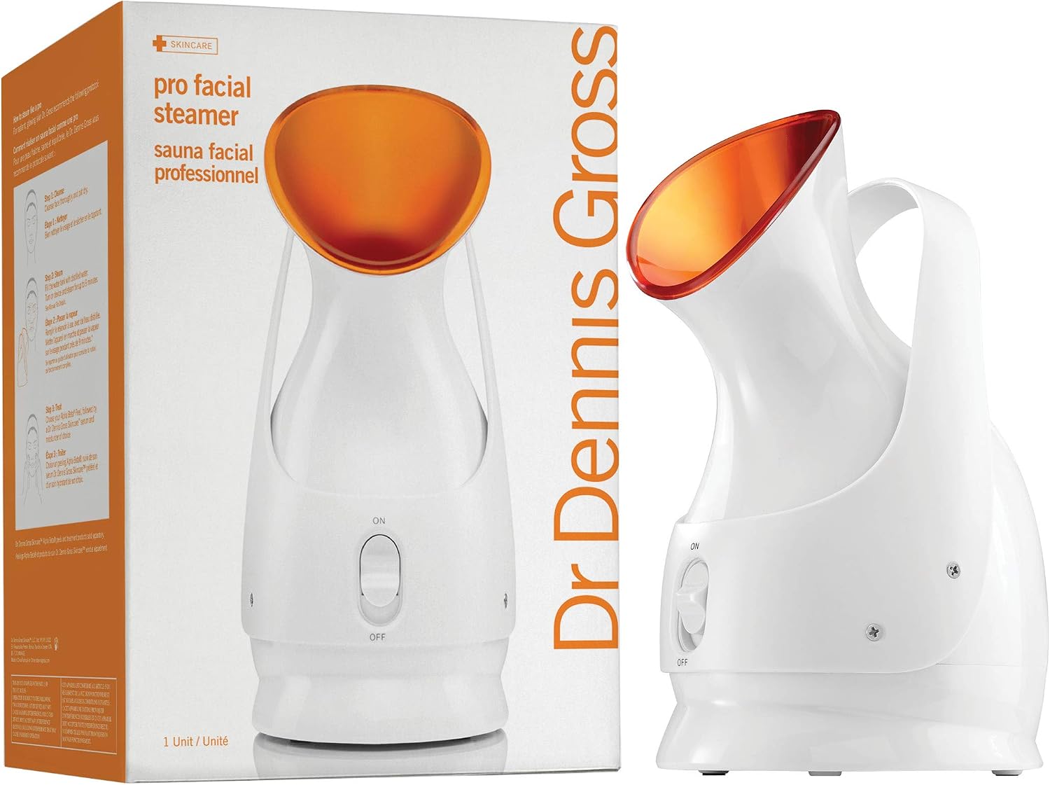 Dr. Dennis Gross Pro Facial Steamer for Facial Deep Cleaning: Infuse Skin with Hydration, Clarify Complexion, and Detox Skin Dr. Dennis Gross Pro Facial Steamer for Facial Deep Cleaning: Infuse Skin with Hydration, Clarify Complexion, and Detox Skin