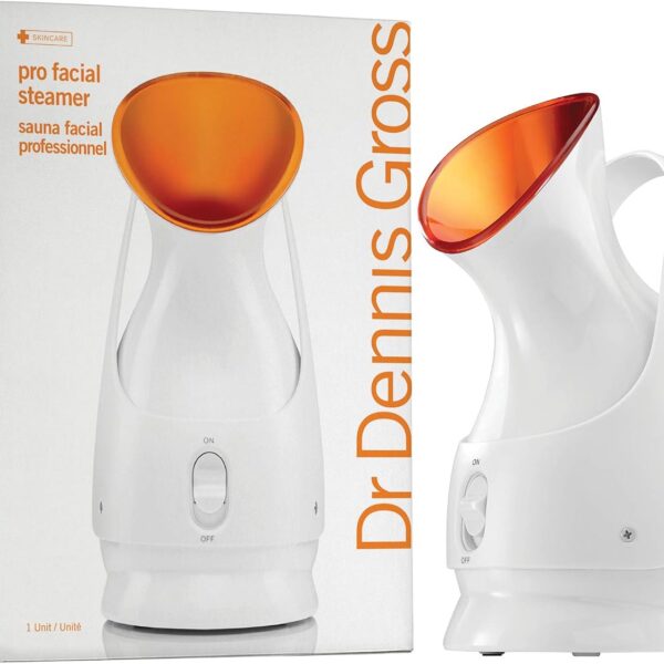 Dr. Dennis Gross Pro Facial Steamer for Facial Deep Cleaning: Infuse Skin with Hydration, Clarify Complexion, and Detox Skin