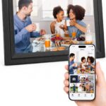 SAMMIX Digital Picture Frame 10.1 Inch WiFi Digital Photo Frame Electronic, IPS Touch Screen, 16GB, Tabletop&Wall-Mounted, Share Photos and Video with Uhale App, Birthday Gifts for Mom Women