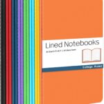 Gwybkq A5 Lined Notebooks Bulk Journals for Kids Writing 16 Packs(5.5x8.3) College Ruled,Colored Notebooks for College Students Teen School Office Supplies Note Taking